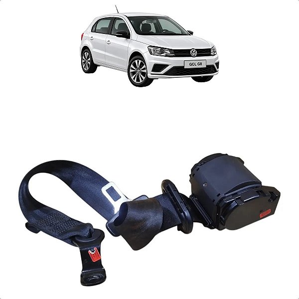 Cinto Seguranca Traseiro Esquerdo Vw Gol G6 G7 2013 A 2023