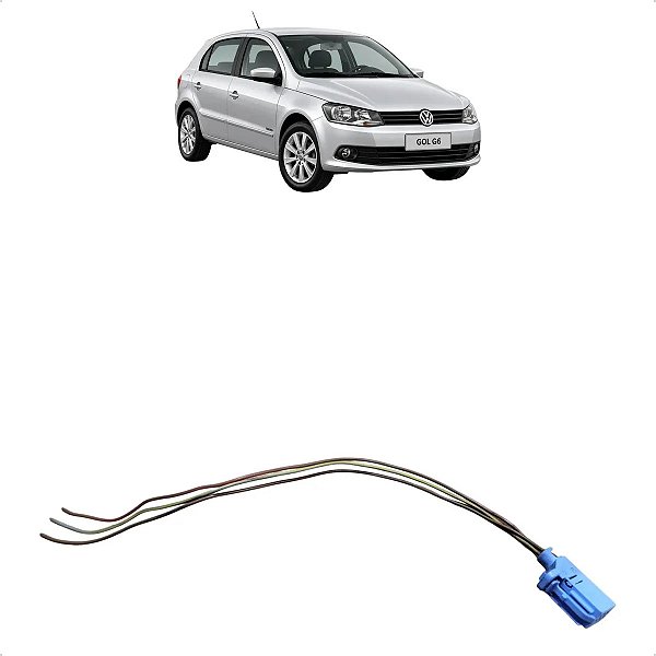 Chicote Interruptor Botao Porta Traseiro Gol G6 2013 A 2016