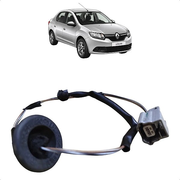 Chicote Sensor Freio Abs Traseiro Renault Logan 2014 A 2019