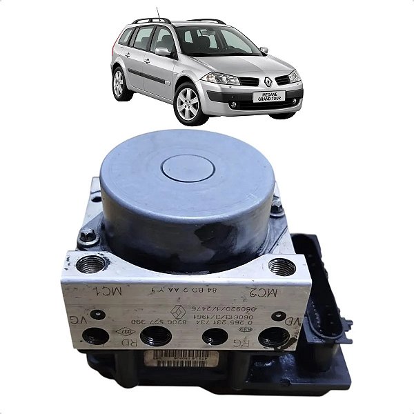 Modulo Freio Abs Renault Megane Grand Tour 2006 A 2013 Preto