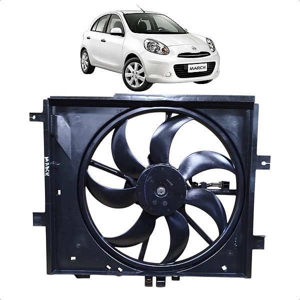 Defletor Eletroventilador Dianteiro Nissan March Versa 1.0