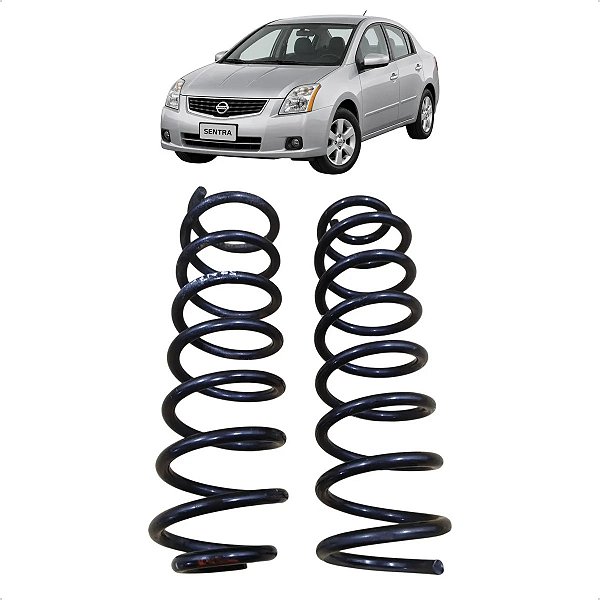 Par Molas Traseiras Suspensao Nissan Sentra 2.0 2007 A 2013