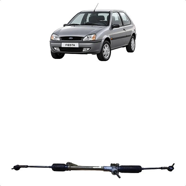 Caixa Direcao Mecanica Dianteira Ford Fiesta Ka 1996 A 2006