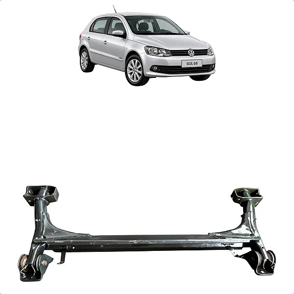 Eixo Traseiro Suspensao Vw Gol Voyage G5 G6 G7 2009 A 2023