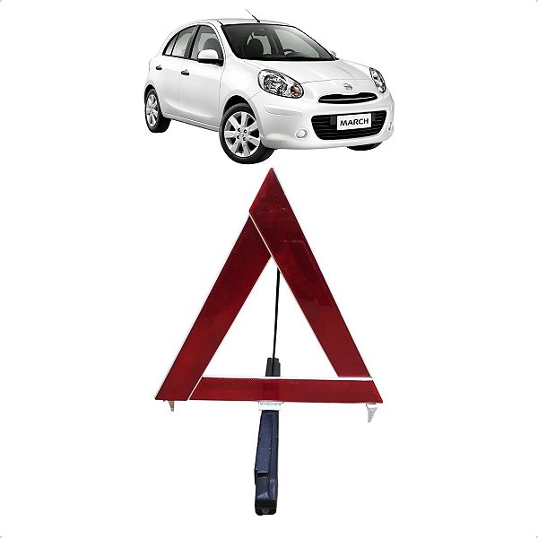 Triangulo Seguranca Sinalizacao Nissan March 2011 A 2019
