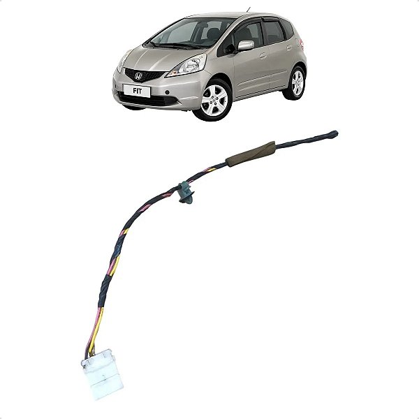 Chicote Fechadura Traseira Esquerda Honda Fit 2009 A 2014