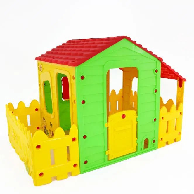 Casinha Fazendinha de Brinquedo com Varanda Bel 126 cm