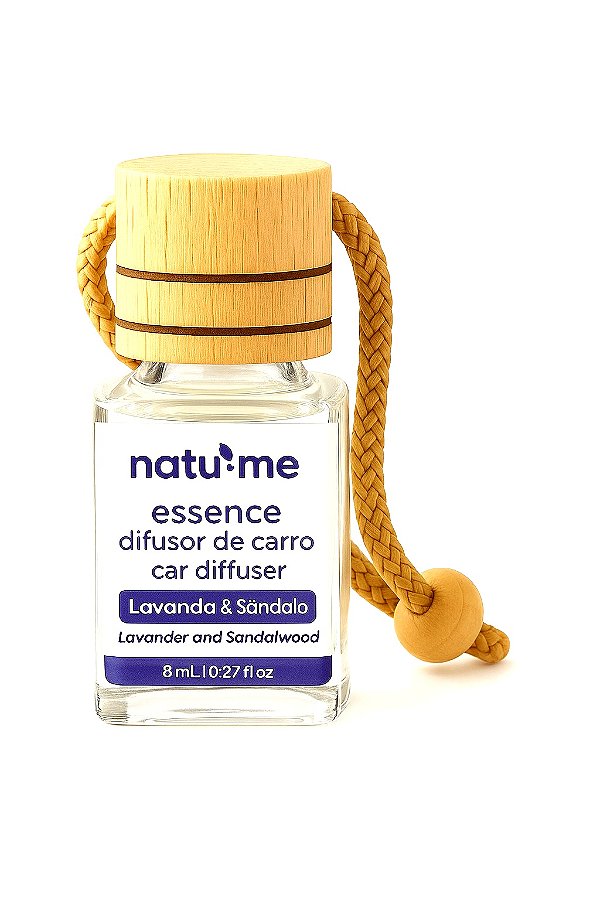 Difusor de Carro - Lavanda e Sândalo - 8 ml