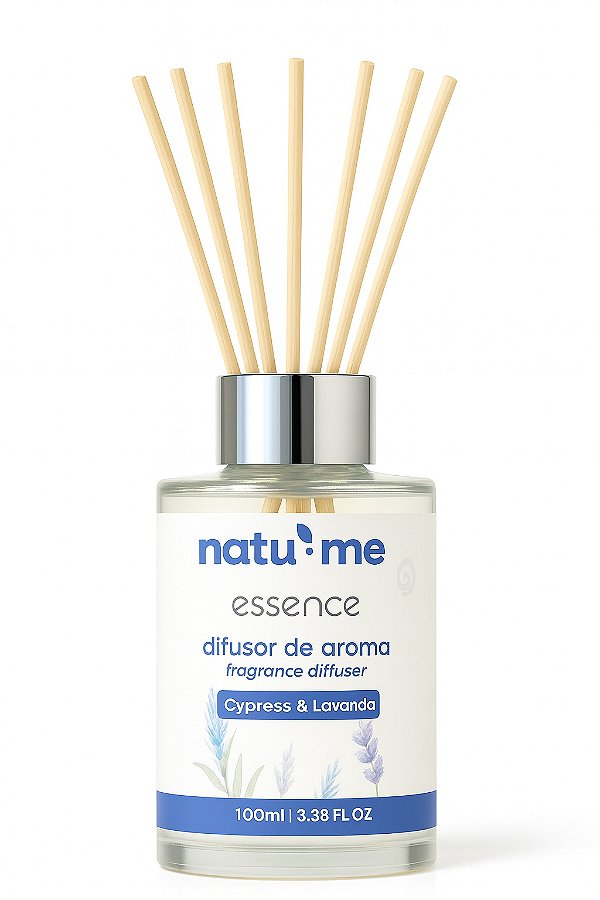 Difusor de Aroma - Cypress e Lavanda Vidro 100 ml