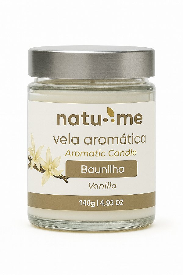 Vela Aromática Baunilha 140 gr