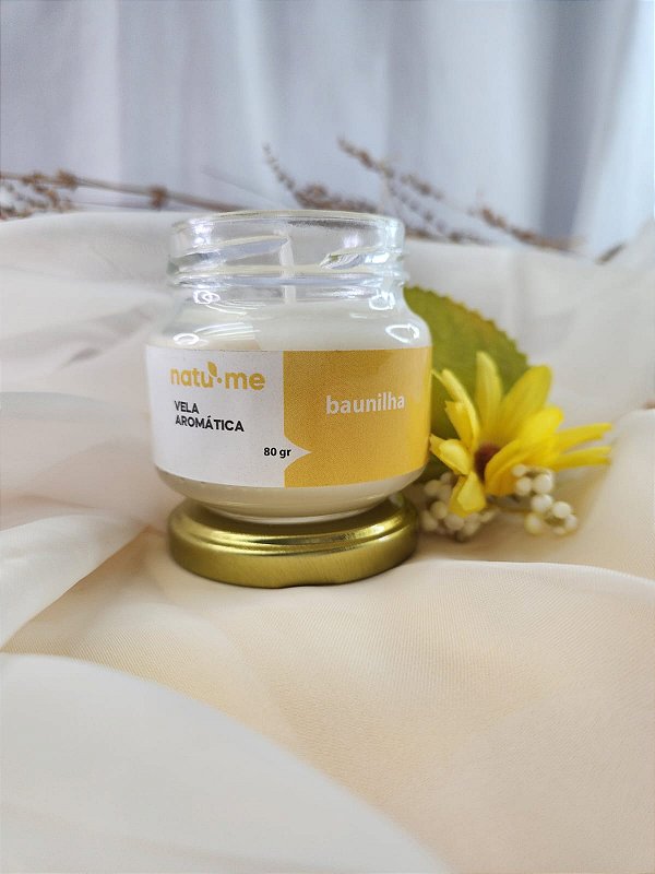 Vela Aromática Baunilha 80 gr