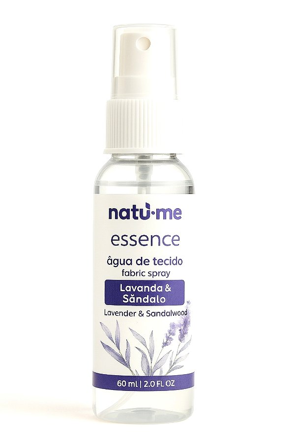 Mini Água de tecido - Lavanda e Sândalo 60 ml