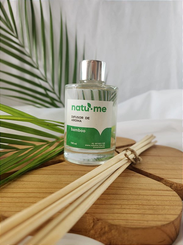 Difusor de Aroma - Bamboo Vidro 100 ml