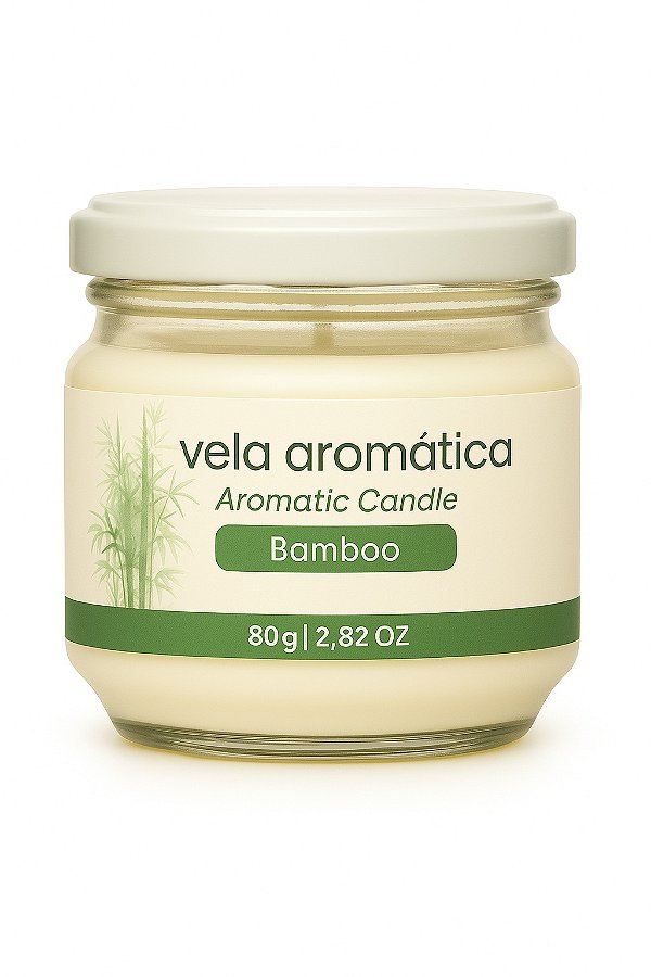 Vela Aromática Bamboo 80 gr