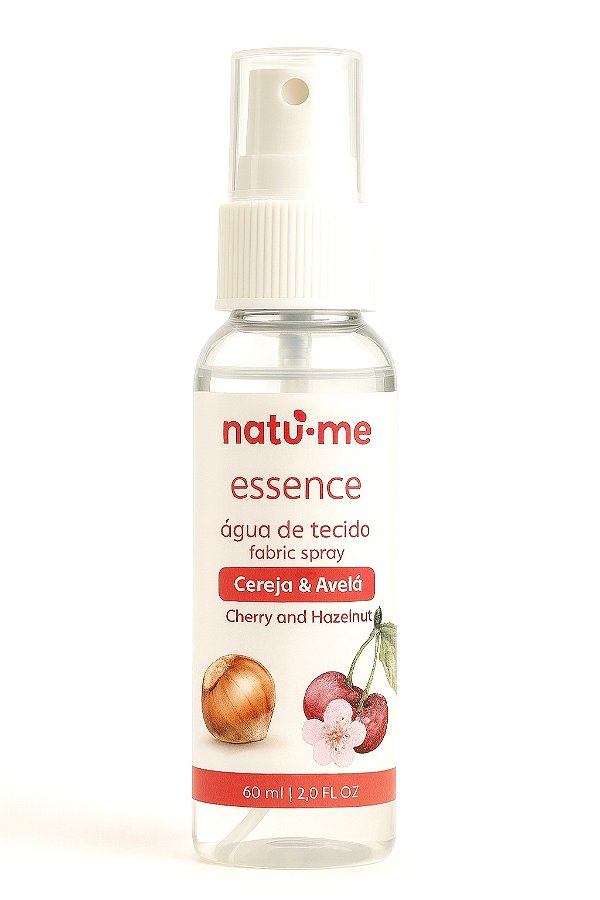 Mini Água de tecido - Cereja e Avelã 60 ml