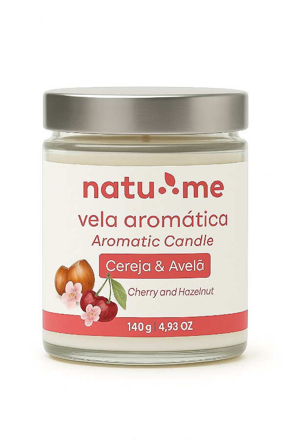 Vela Aromática Cereja e Avelã 140 gr