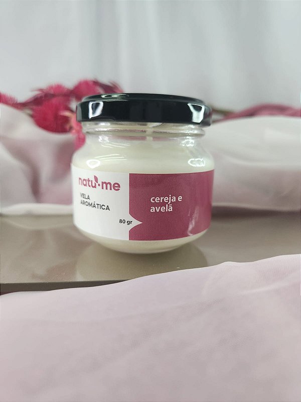 Vela Aromática Cereja e Avelã 80 gr
