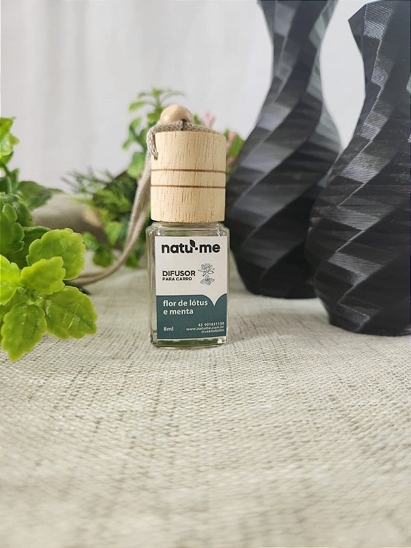 Difusor de Carro - Flor de Lótus e Menta - 8 ml