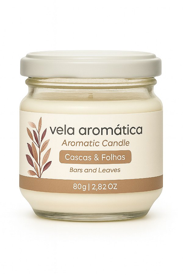 Vela Aromática Cascas e Folhas 80 gr