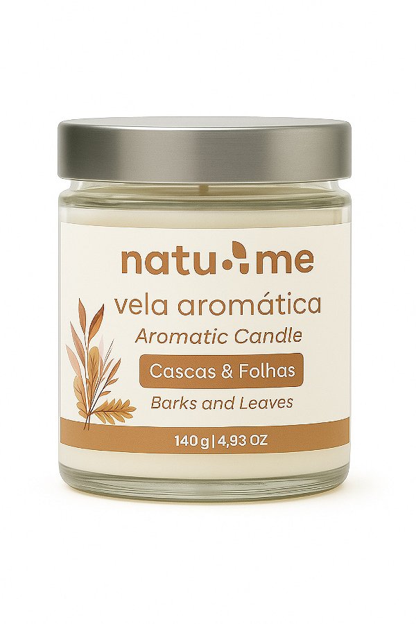 Vela Aromática Cascas e Folhas 140 gr