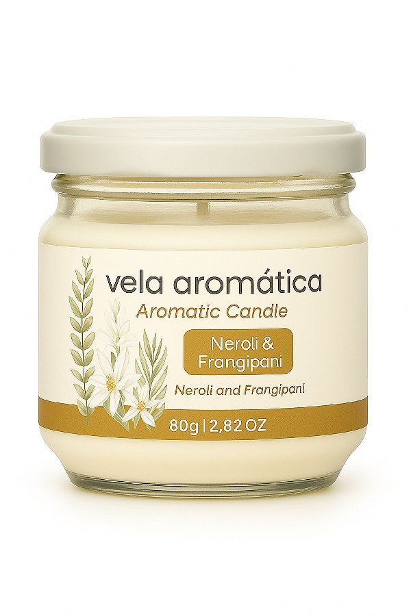 Vela Aromática Neroli e Frangipani 80 gr
