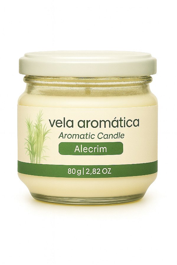 Vela Aromática Alecrim 80 gr