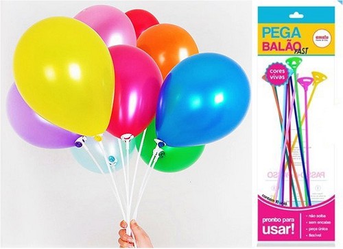 PEGA BALÃO FAST 30cm C/10 UNIDADES - AMALU