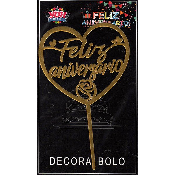 TOPO DE BOLO ACRÍLICO