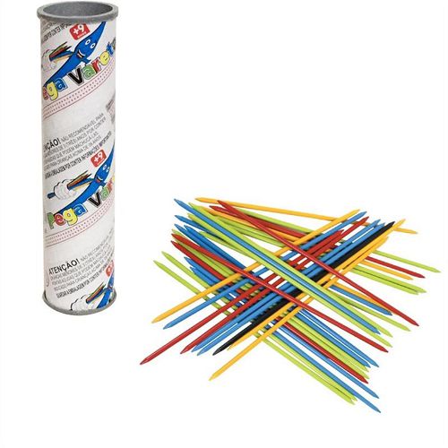 Pega Varetas Tubo 21 Peças Varetas Coloridas