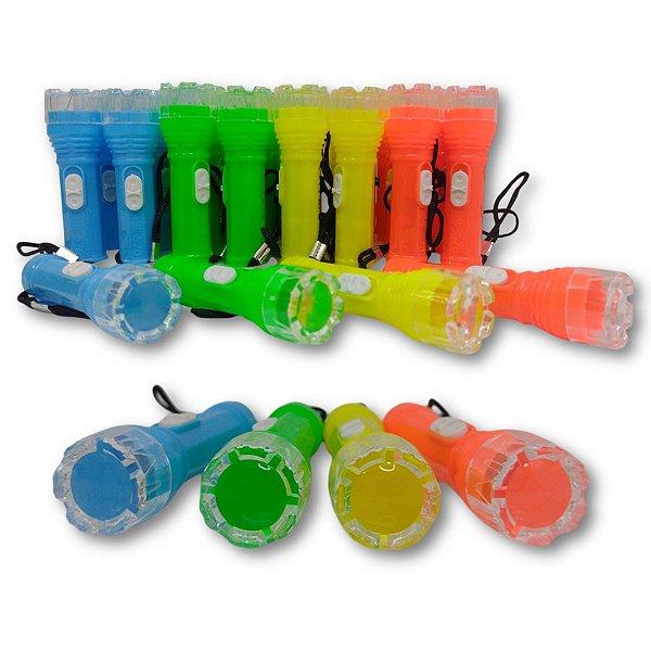 Mini Lanterna Led p/ Bolsa Trilha Camping Lembrança Festa Junina