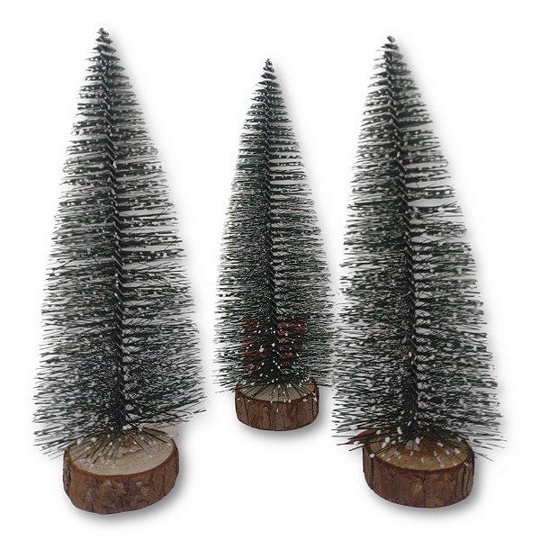 Mini Pinheiro Nevado 20cm Árvore de Natal de Mesa