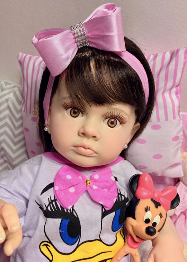 BEBÊ REBORN MEGA REALISTA PATOTINHA TODA EM SILICONE EXPRESSIVA