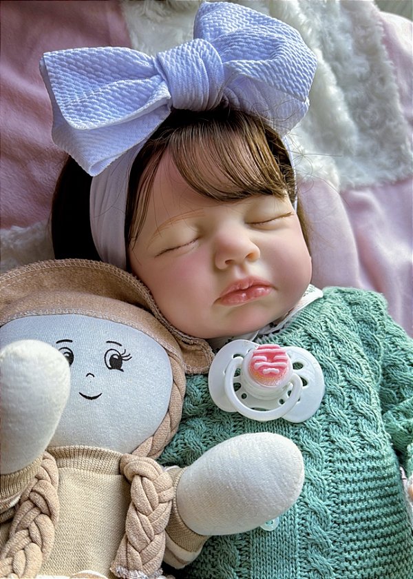 BEBÊ REBORN MENINA JULIA MEGA REALISTA