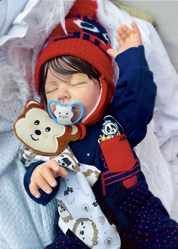BEBÊ REBORN MENINO SILICONE WESLEY  EXCLUSIVIDADE