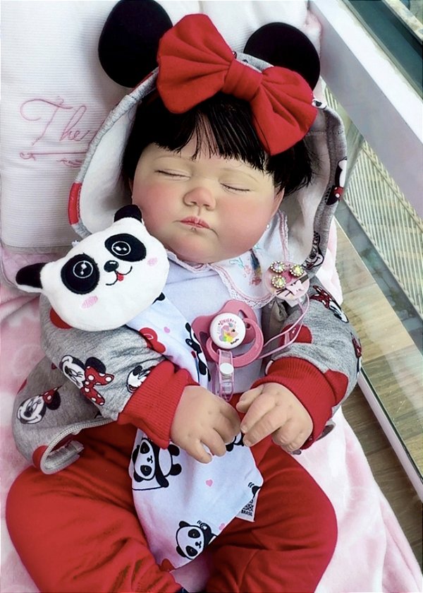 BEBÊ REBORN MENINA SILICONE ZOE FERNANDA EXCLUSIVIDADE