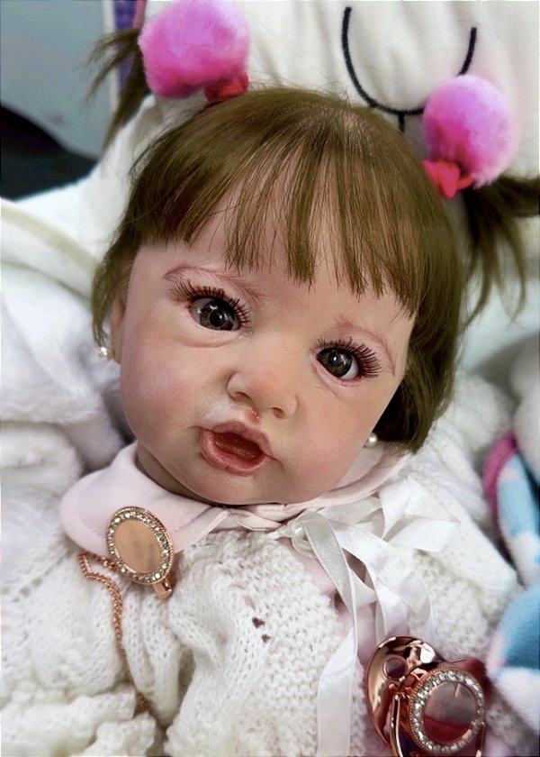 BEBÊ REBORN MARESSA MEGA REALISTA TODA MOLINHO CORPO DE SUEDE
