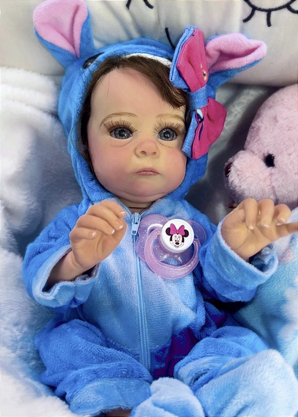 BEBÊ REBORN STICKIE MEGA REALISTA TODA EM SILICONE PRONTA ENTREGA