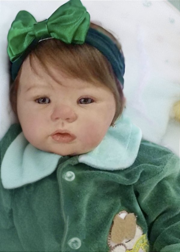 BEBE REBORN REALISTA ELIS PROMOÇÃO CORPINHO SILICONE