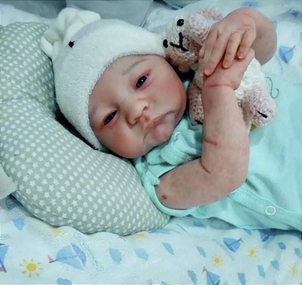 BEBE REBORN REALISTA VICTOR PROMOÇÃO CORPINHO SUEDE