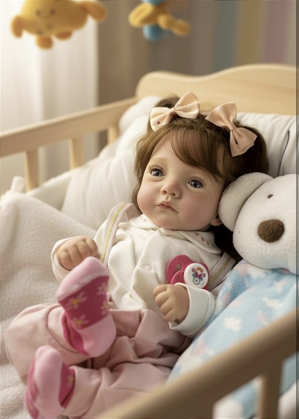 BEBÊ REBORN ZAYA HIPER REALISTA TODA EM SILICONE PROMOÇÃO