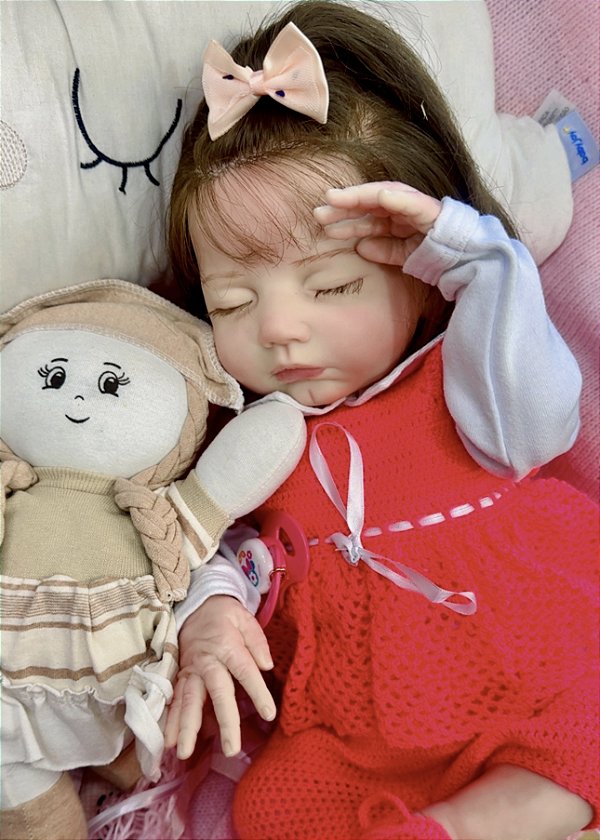 BEBÊ REBORN BONECA SHERRY HIPER REALISTA TODA EM SILICONE