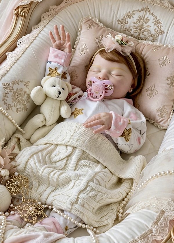 BEBÊ REBORN CORPO DE SILICONE REALISTA ORIGINAL GLÁUCIA SAÍDA MATERNIDADE