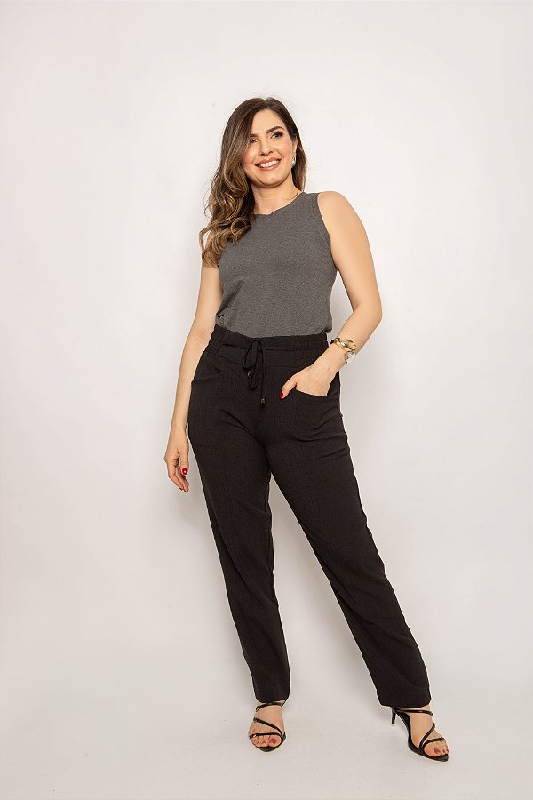 Calça Reta Sophistiqué