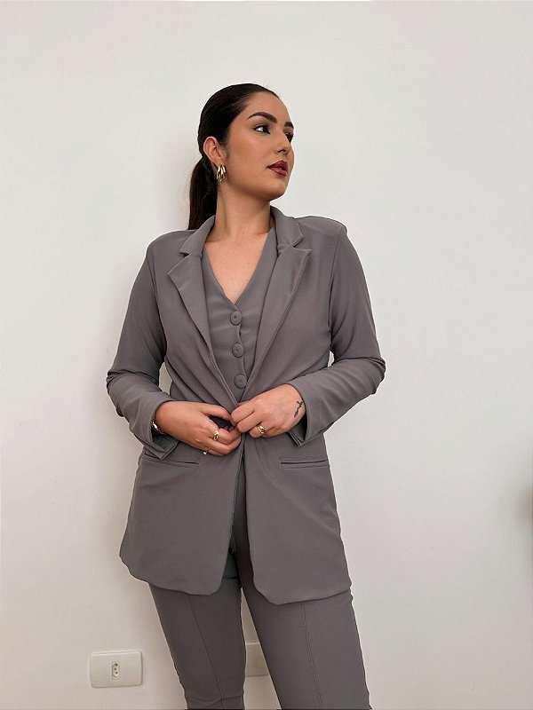 1120 Blazer Alfaiataria Comfy Grey