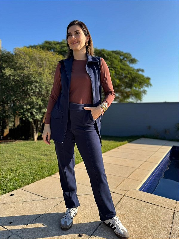 Calça Reta Conforto Nobre