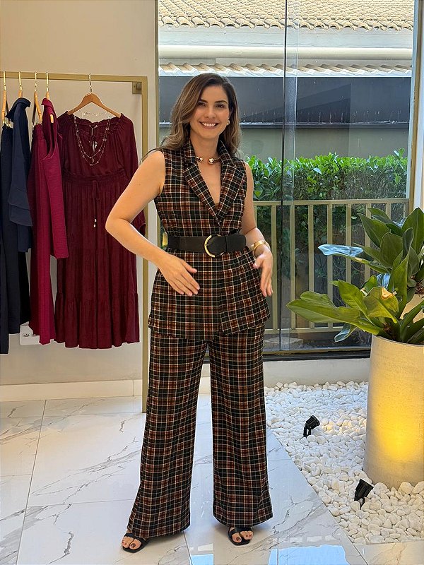 Calça Xadrez Tartan