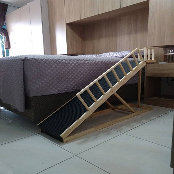 Rampa Pet 120 c/ Plataforma e Grade (Largura 35cm)