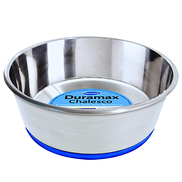 Comedouro Chalesco Tigela Duramax Inox 875ml