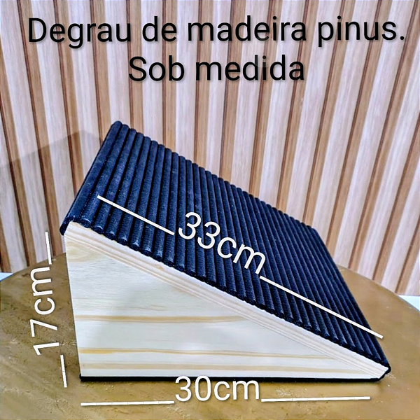 Degrau Pet em Madeira Pinus Sob Medida