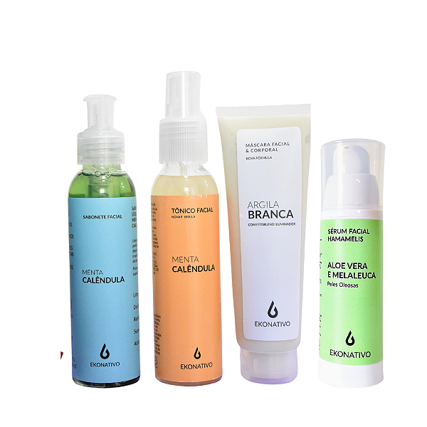 Kit Skin Care Facial Pele Oleosa